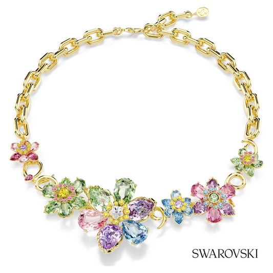 Swarovski Idyllia necklace, Mixed cuts, Flower – item 5709030