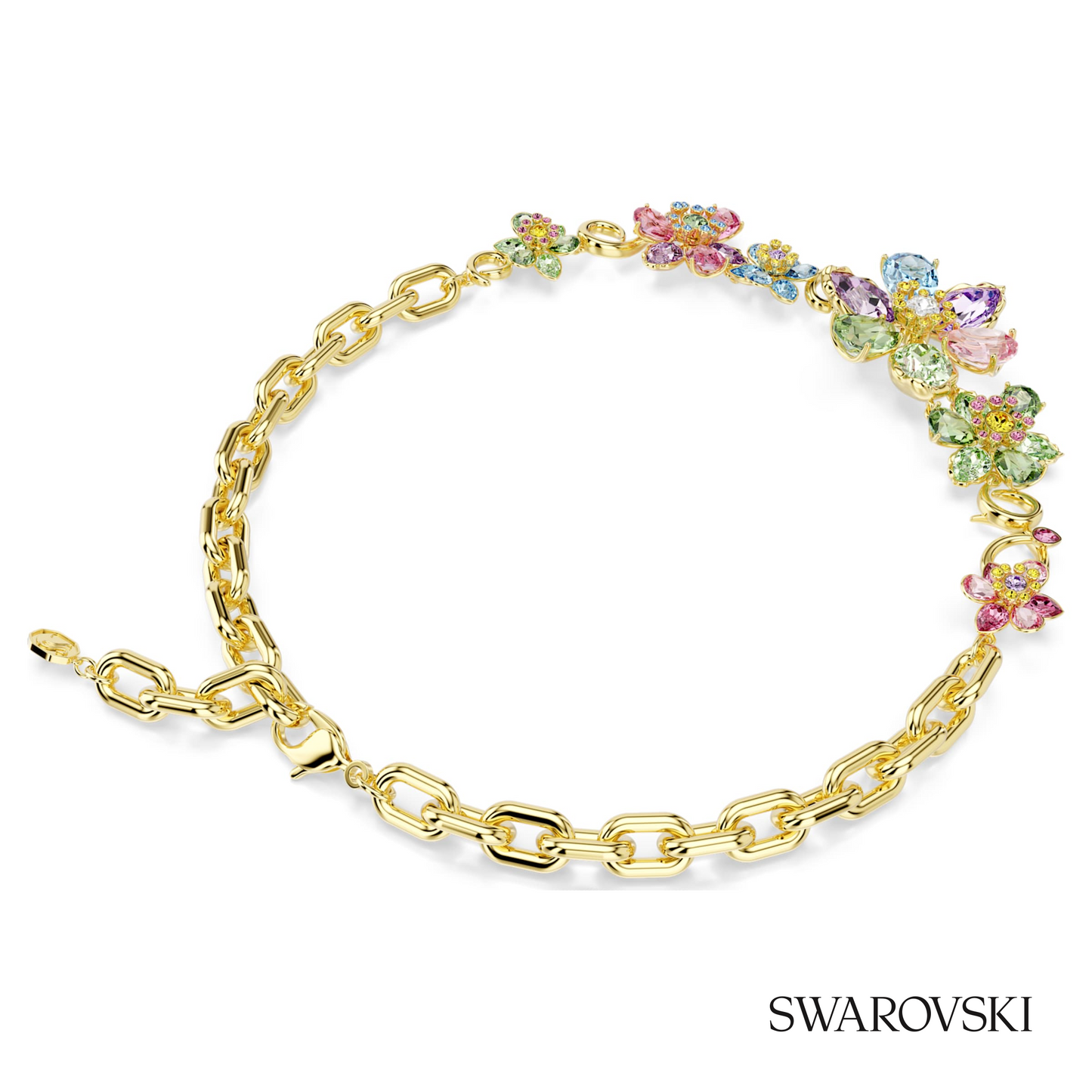 Swarovski Idyllia necklace, Mixed cuts, Flower – item 5709030 image 4