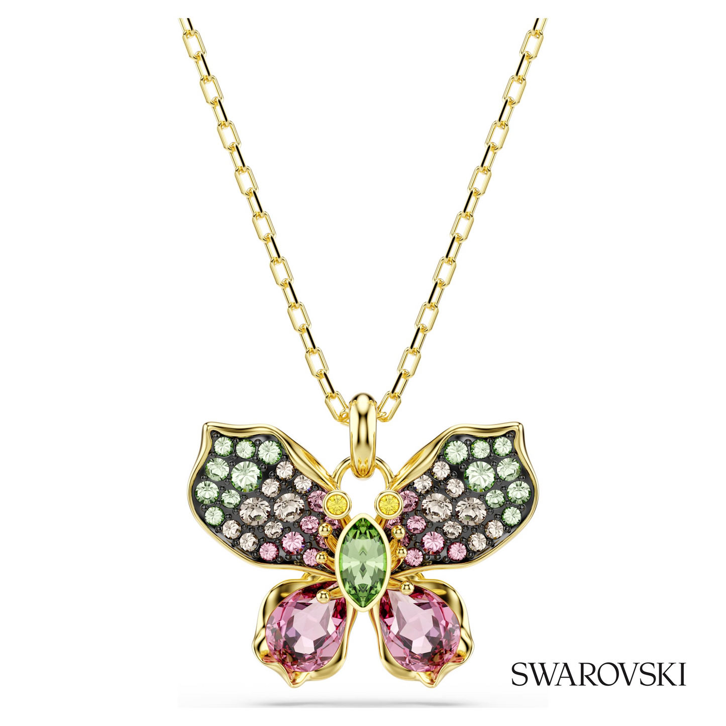 Swarovski Idyllia pendant, Mixed cuts, Pave, Butterfly – item 5709950