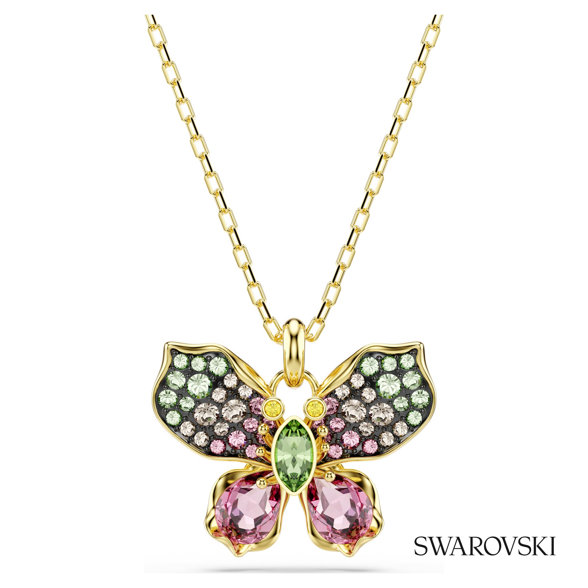 Swarovski Idyllia pendant, Mixed cuts, Pave, Butterfly – item 5709950