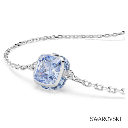 Swarovski Birthstone bracelet, Square cut, March, Blue – item 5710515 image 2