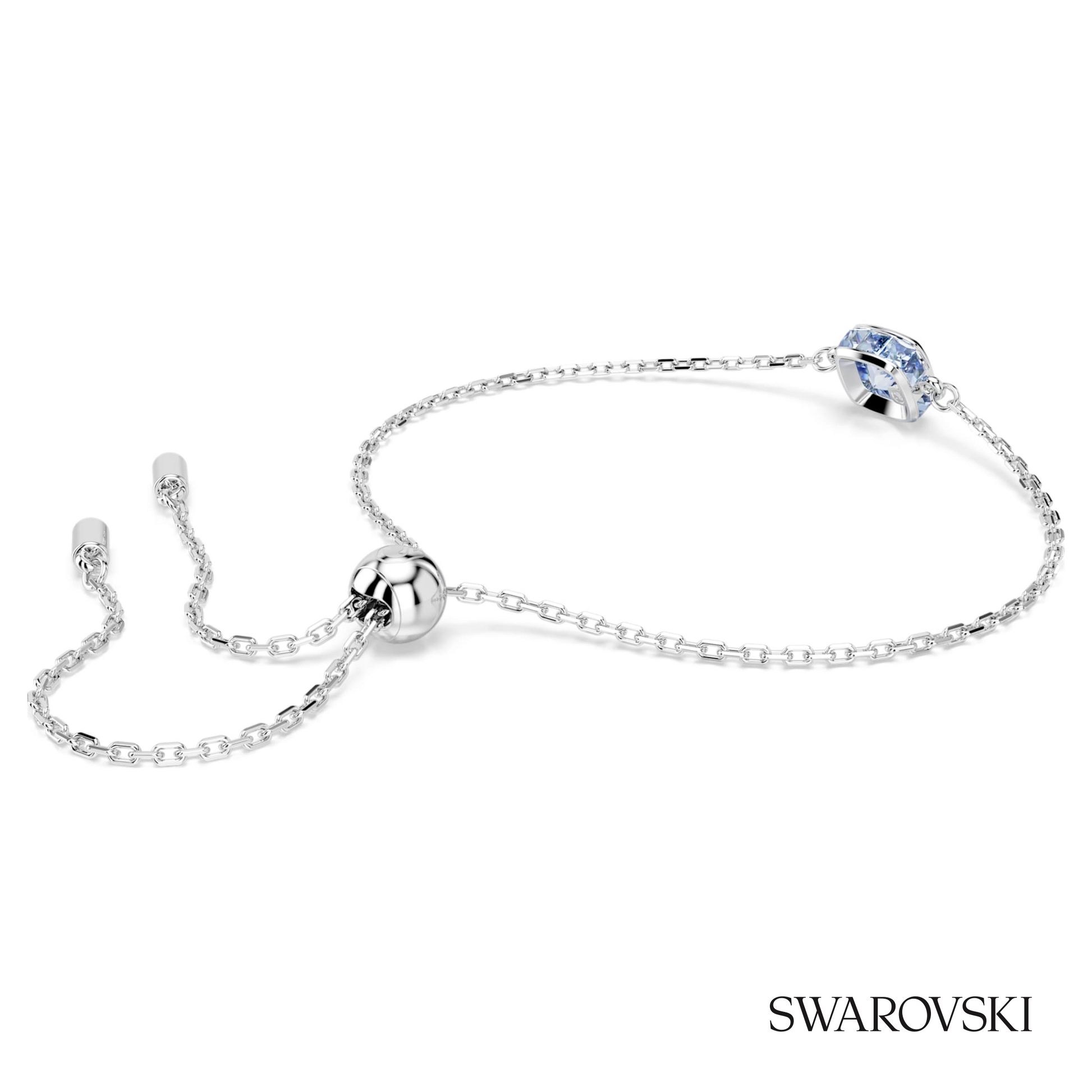 Swarovski Birthstone bracelet, Square cut, March, Blue – item 5710515 image 4