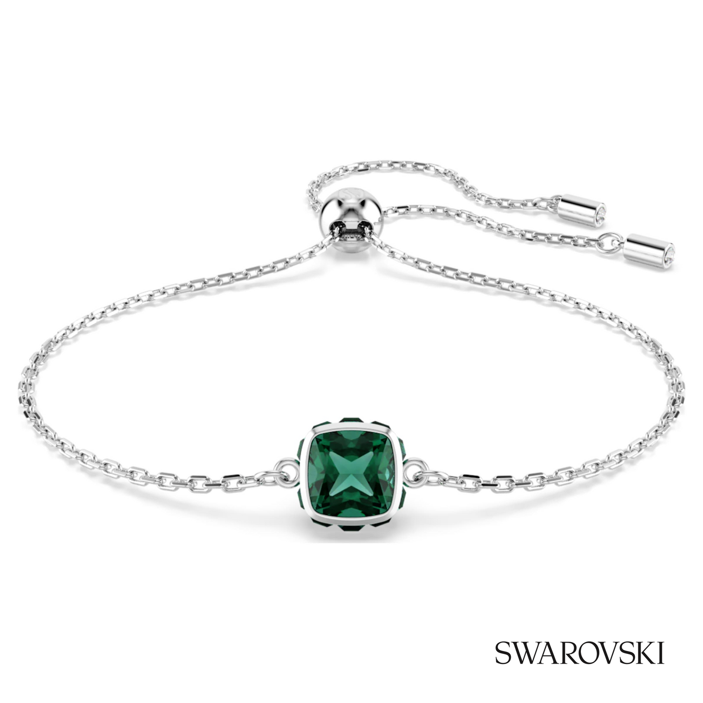 Swarovski Birthstone bracelet, Square cut, May, Green – item 5710516 image 5