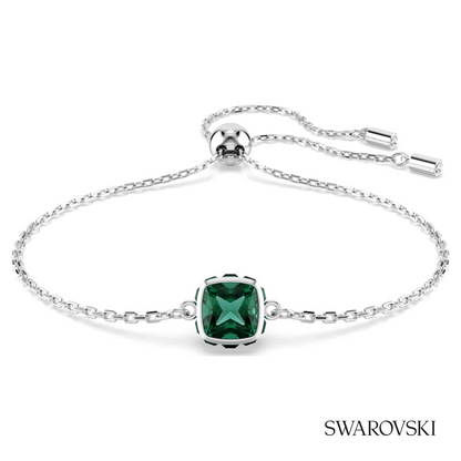 Swarovski Birthstone bracelet, Square cut, May, Green – item 5710516 image 5