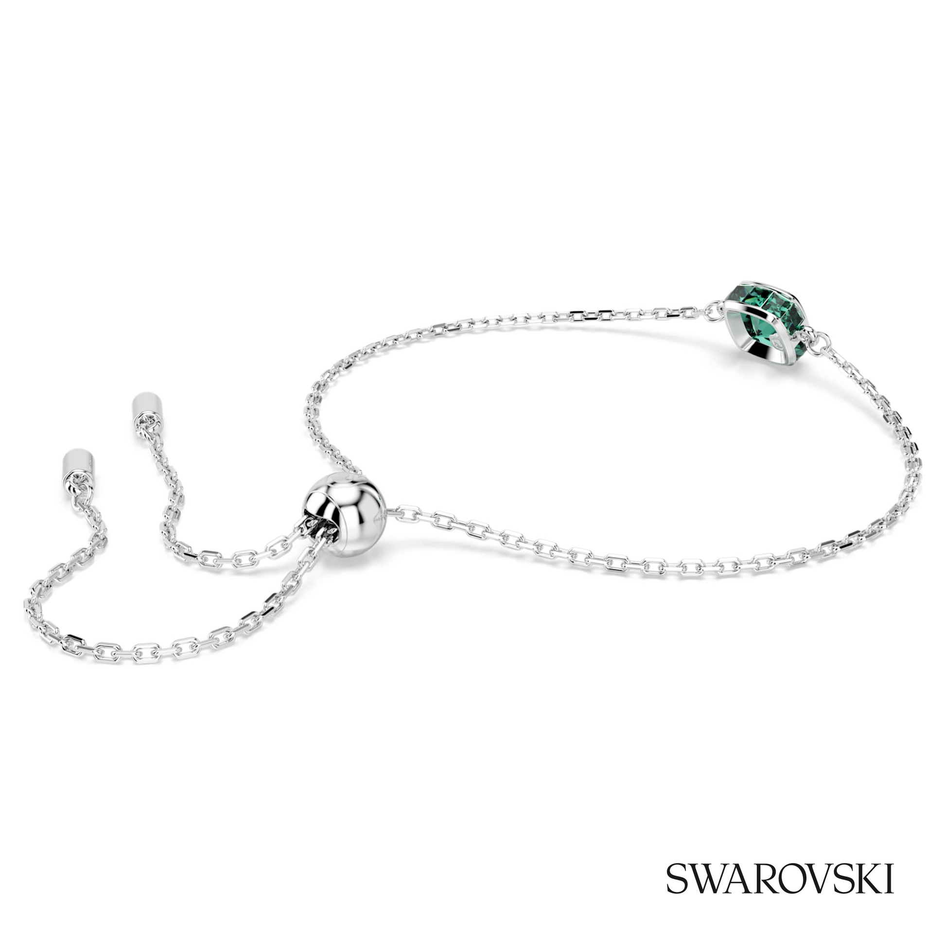 Swarovski Birthstone bracelet, Square cut, May, Green – item 5710516 image 4