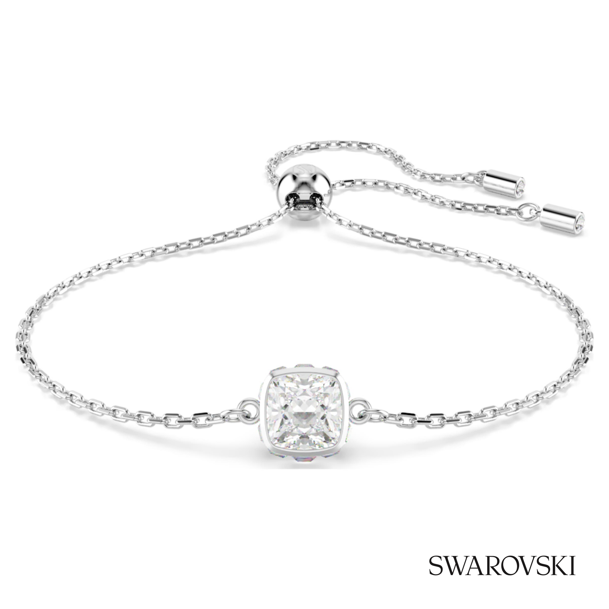 Swarovski Birthstone bracelet, Square cut, April, White – item 5710517 image 5