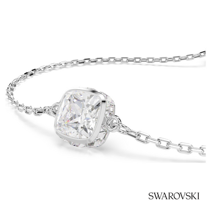 Swarovski Birthstone bracelet, Square cut, April, White – item 5710517 image 2