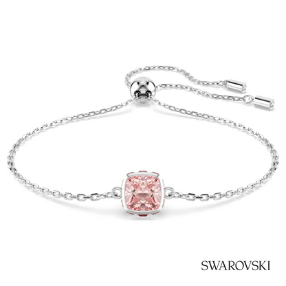 Swarovski Birthstone bracelet, Square cut, June, Pink – item 5710518 image 5