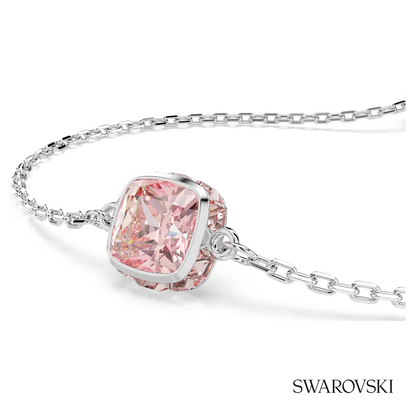 Swarovski Birthstone bracelet, Square cut, June, Pink – item 5710518 image 2