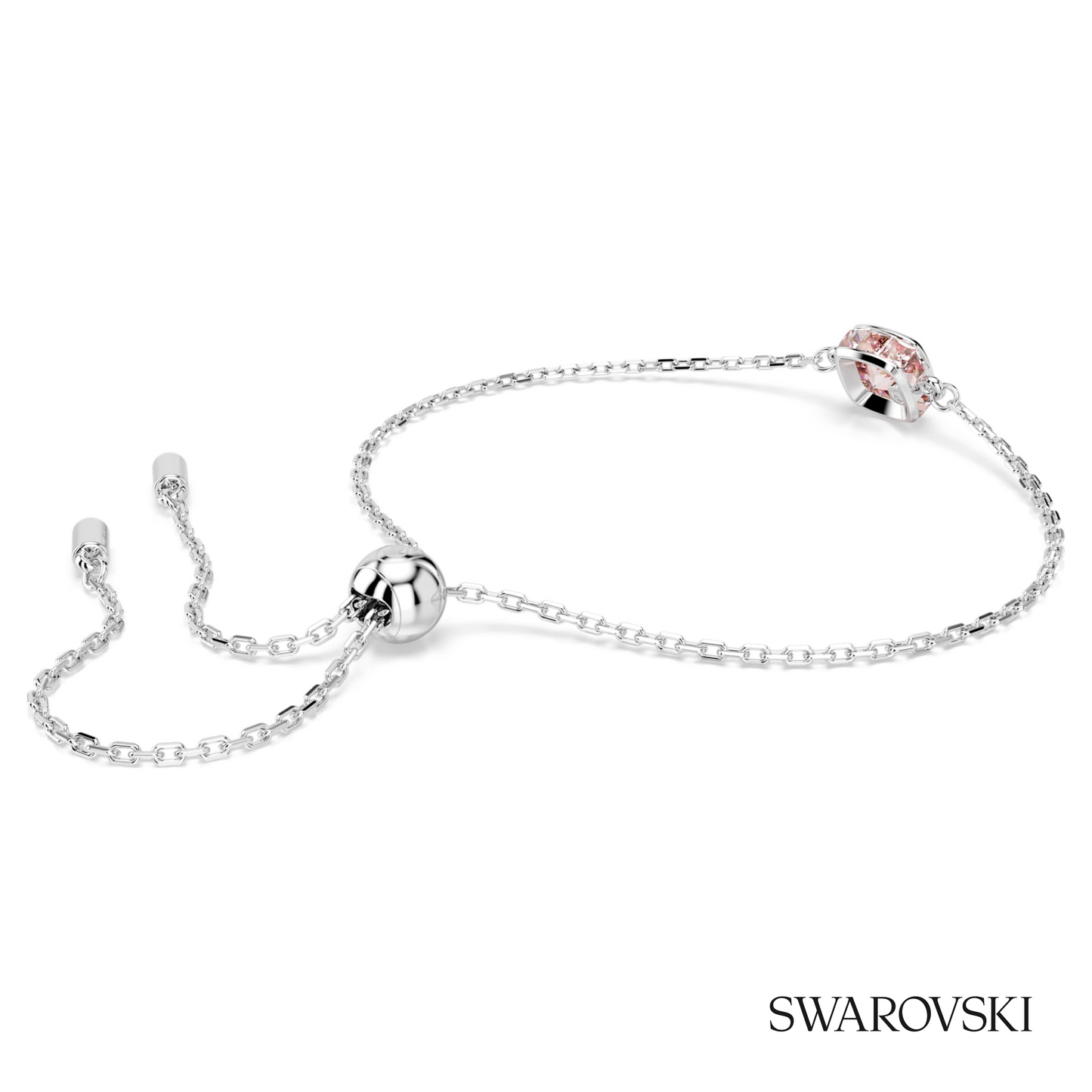 Swarovski Birthstone bracelet, Square cut, June, Pink – item 5710518 image 4