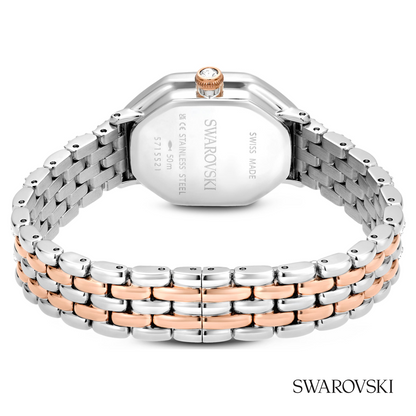 Dextera octagon watch, Swiss Made, Metal bracelet