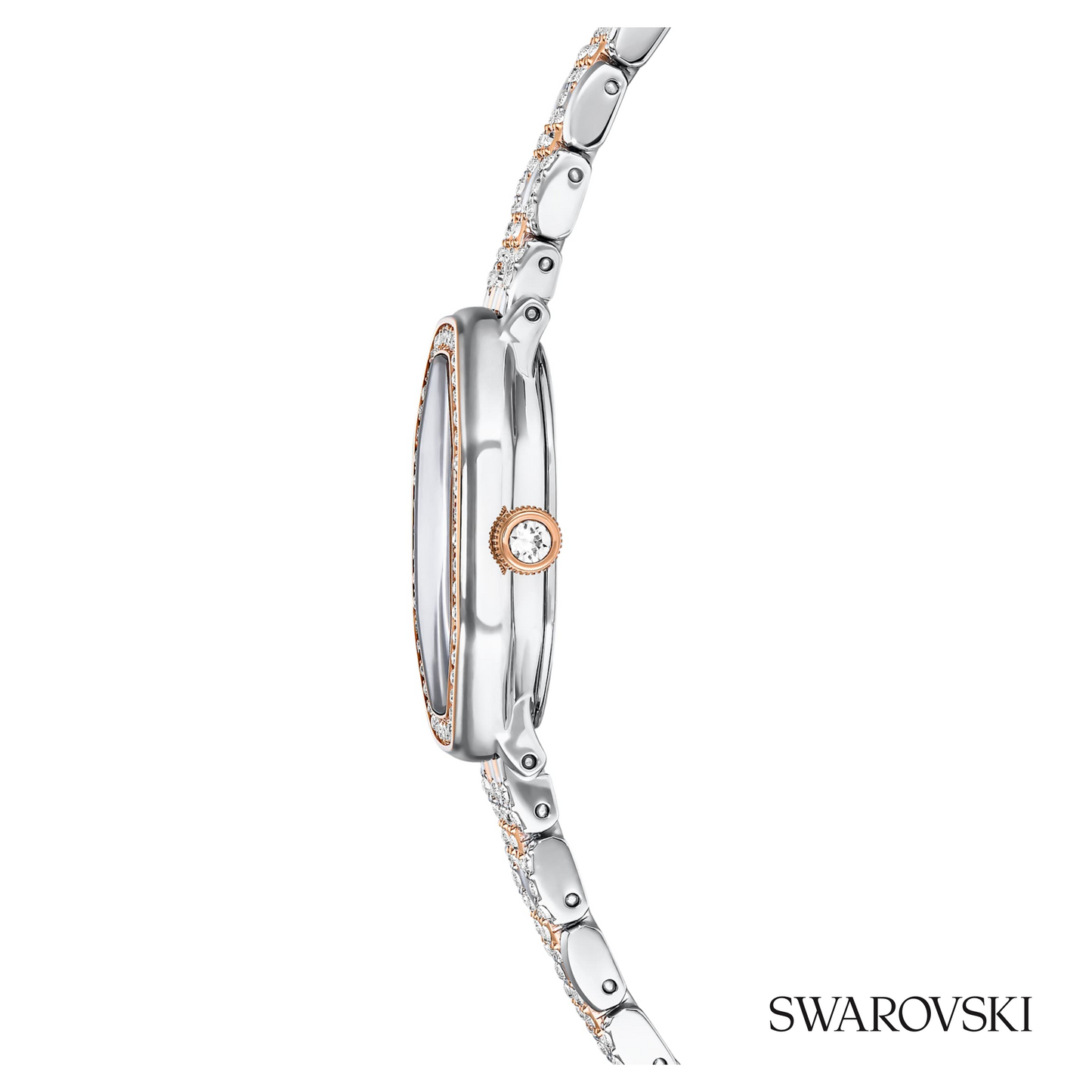 Dextera octagon watch, Swiss Made, Metal bracelet