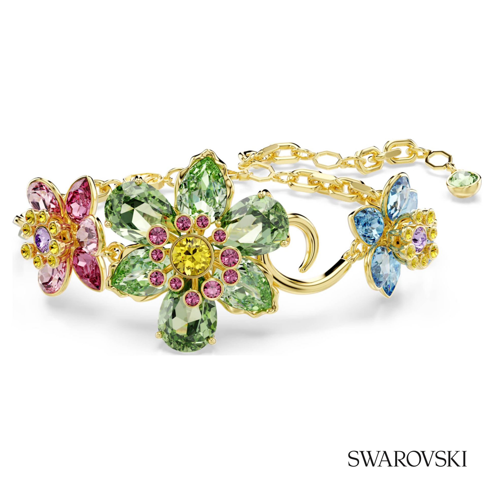 Swarovski Idyllia bracelet, Mixed cuts, Flower – item 5717156 image 5