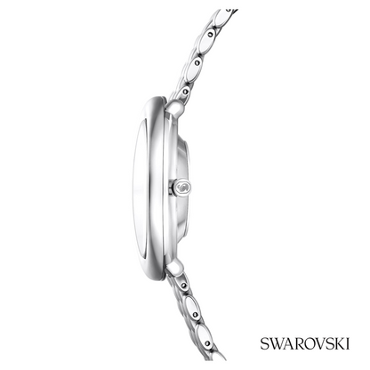 Imber oval watch, Swiss Made, Metal bracelet