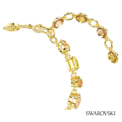 Swarovski Gema bracelet, Mixed cuts, Yellow, 18K gold – item 5718072 image 3