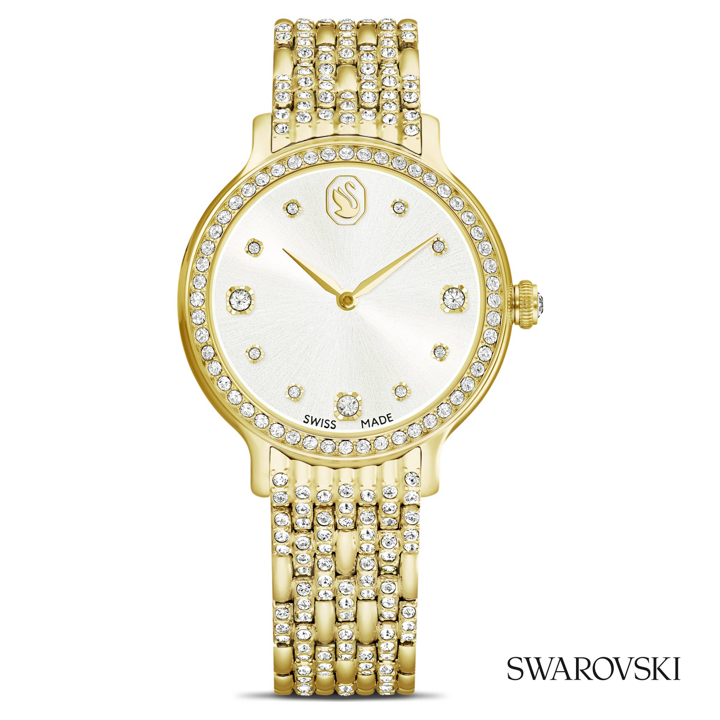 Imber watch, Swiss Made, Metal bracelet, Gold tone