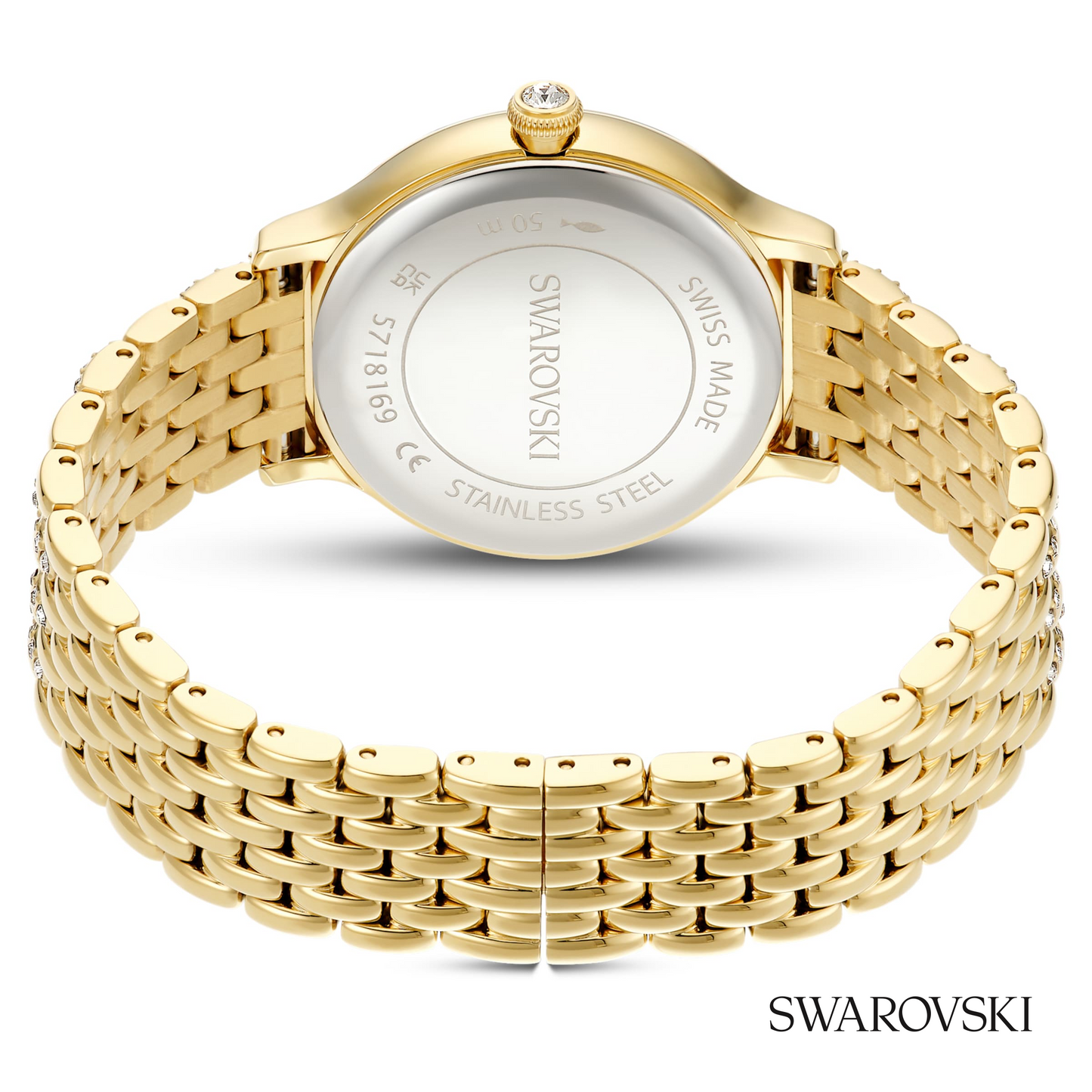 Imber watch, Swiss Made, Metal bracelet, Gold tone