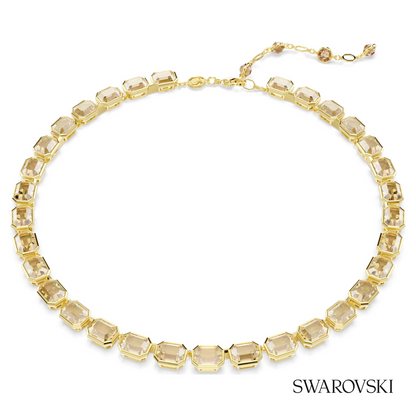 Swarovski Millenia necklace, Octagon cut, Yellow, 18K gold – item 5718674 image 5