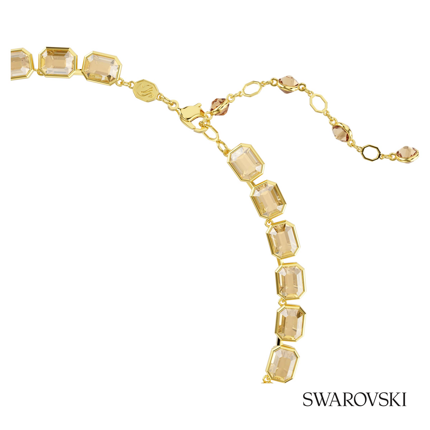 Swarovski Millenia necklace, Octagon cut, Yellow, 18K gold – item 5718674 image 3