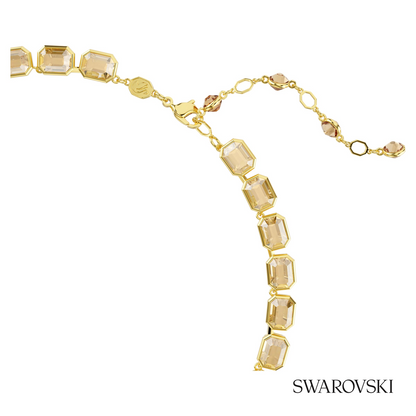 Swarovski Millenia necklace, Octagon cut, Yellow, 18K gold – item 5718674 image 3