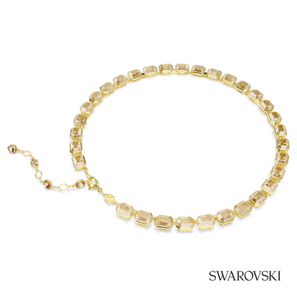 Swarovski Millenia necklace, Octagon cut, Yellow, 18K gold – item 5718674 image 4