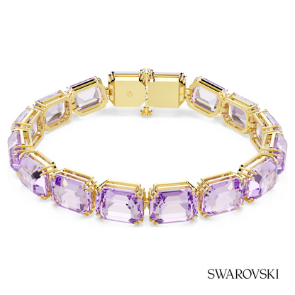 Swarovski Millenia bracelet, Octagon cut, Purple, 18K gold – item 5720487 image 5