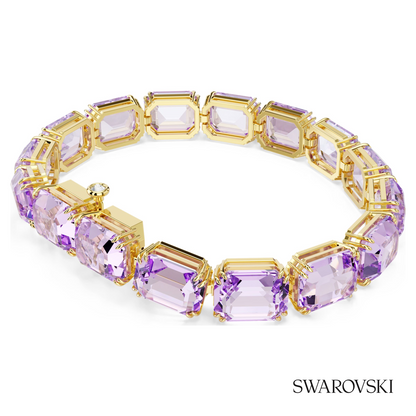 Swarovski Millenia bracelet, Octagon cut, Purple, 18K gold – item 5720487 image 4
