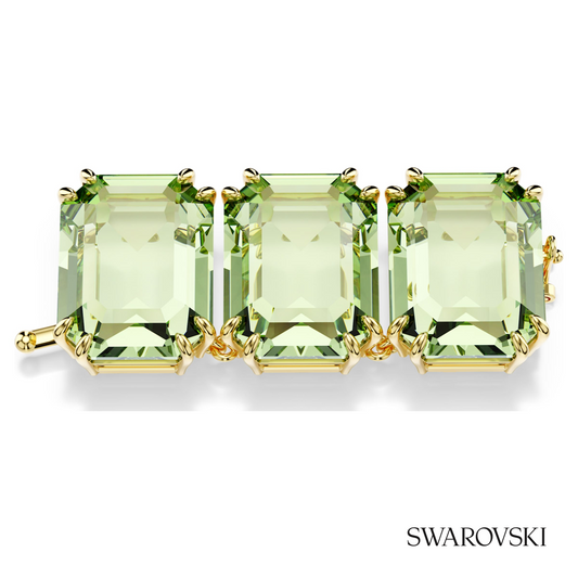 Millenia extender, Octagon cut, Green, 18K gold finish – item 5720630