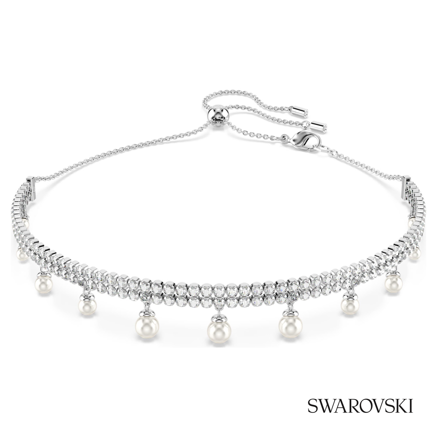 Swarovski Ariana Grande x Swarovski choker, Crystal pearl – item 5720865