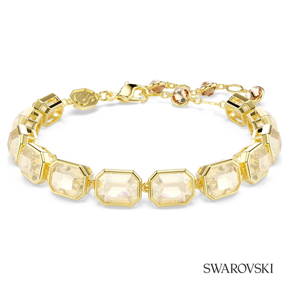 Swarovski Millenia bracelet, Octagon cut, Caramel, 18K – item 5720912