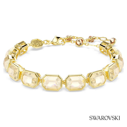 Swarovski Millenia bracelet, Octagon cut, Caramel, 18K – item 5720912