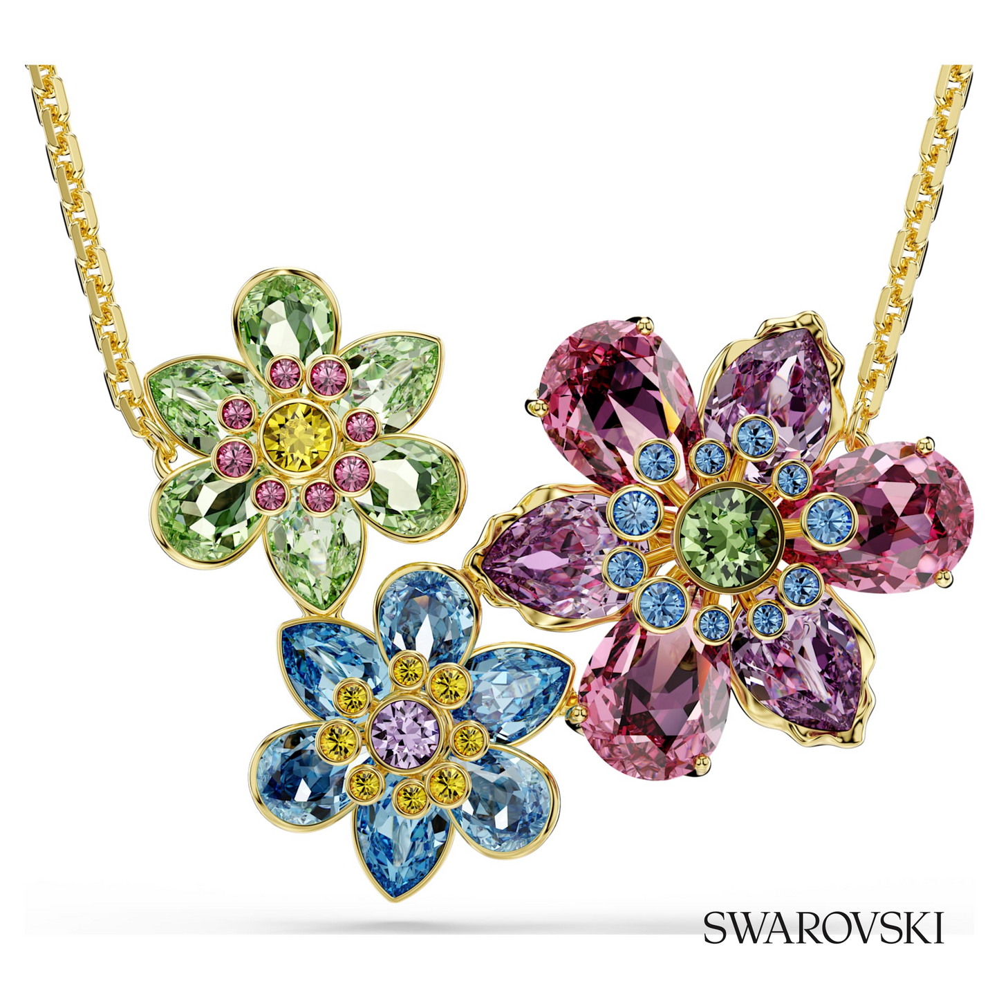 Swarovski Idyllia pendant, Mixed cuts, Flower – item 5721668