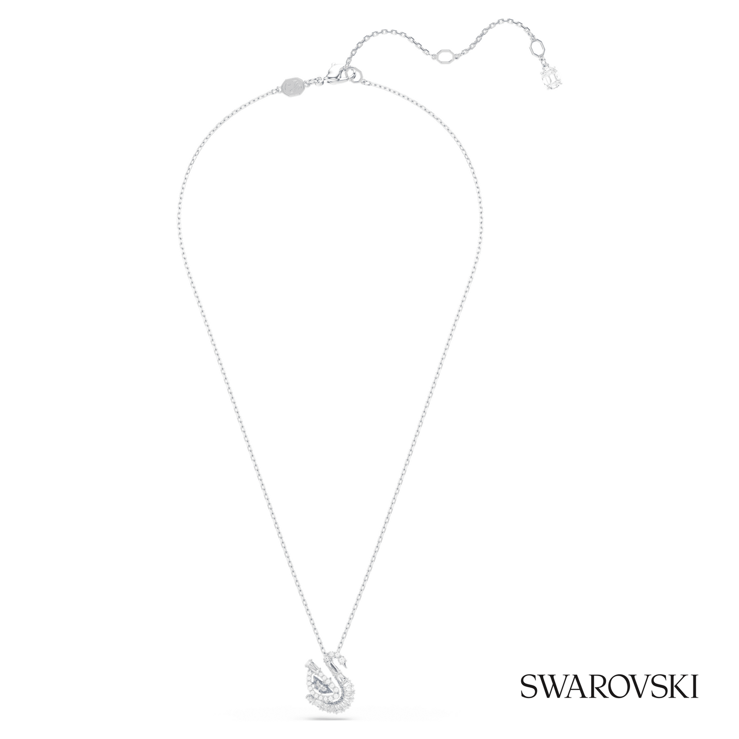Swarovski Swan pendant, Mixed cuts, Swan, Blue – item 5723389 image 2