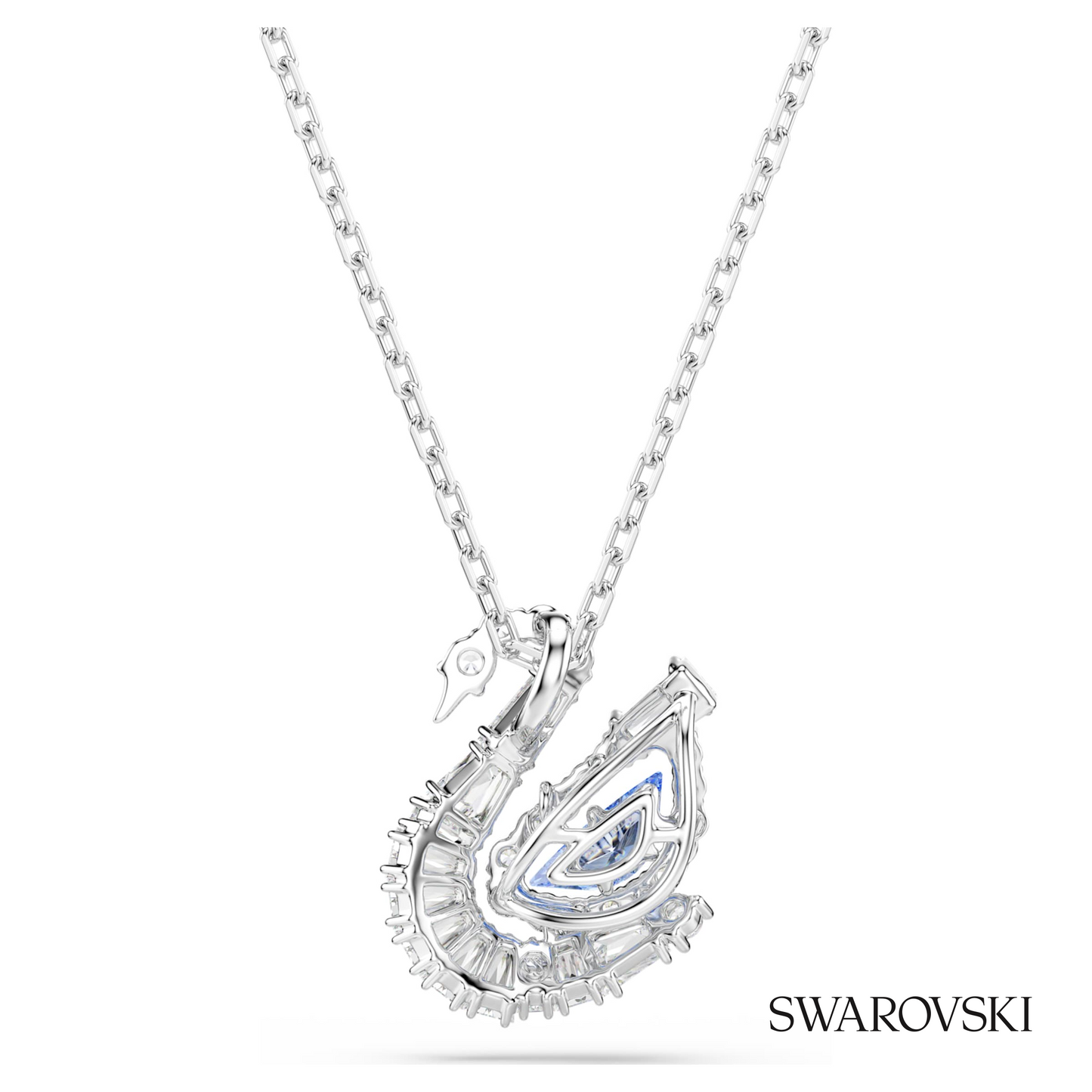 Swarovski Swan pendant, Mixed cuts, Swan, Blue – item 5723389 image 5