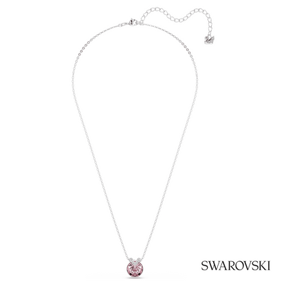 Swarovski Bella V pendant, Round cut, Pink, Rhodium plated – item 5724289 image 2