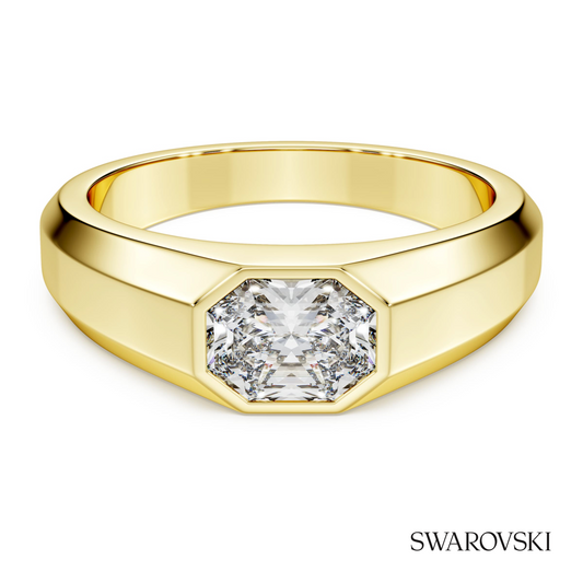 Octagon band ring, Lab-grown diamonds 1.0 ct tw, Octagon shape, 14K yellow gold – item 5726465