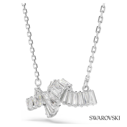 Swarovski Matrix pendant, Baguette cut, Knot, White – item 5728553 image 3
