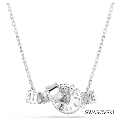 Swarovski Matrix pendant, Baguette cut, Knot, White – item 5728553 image 5