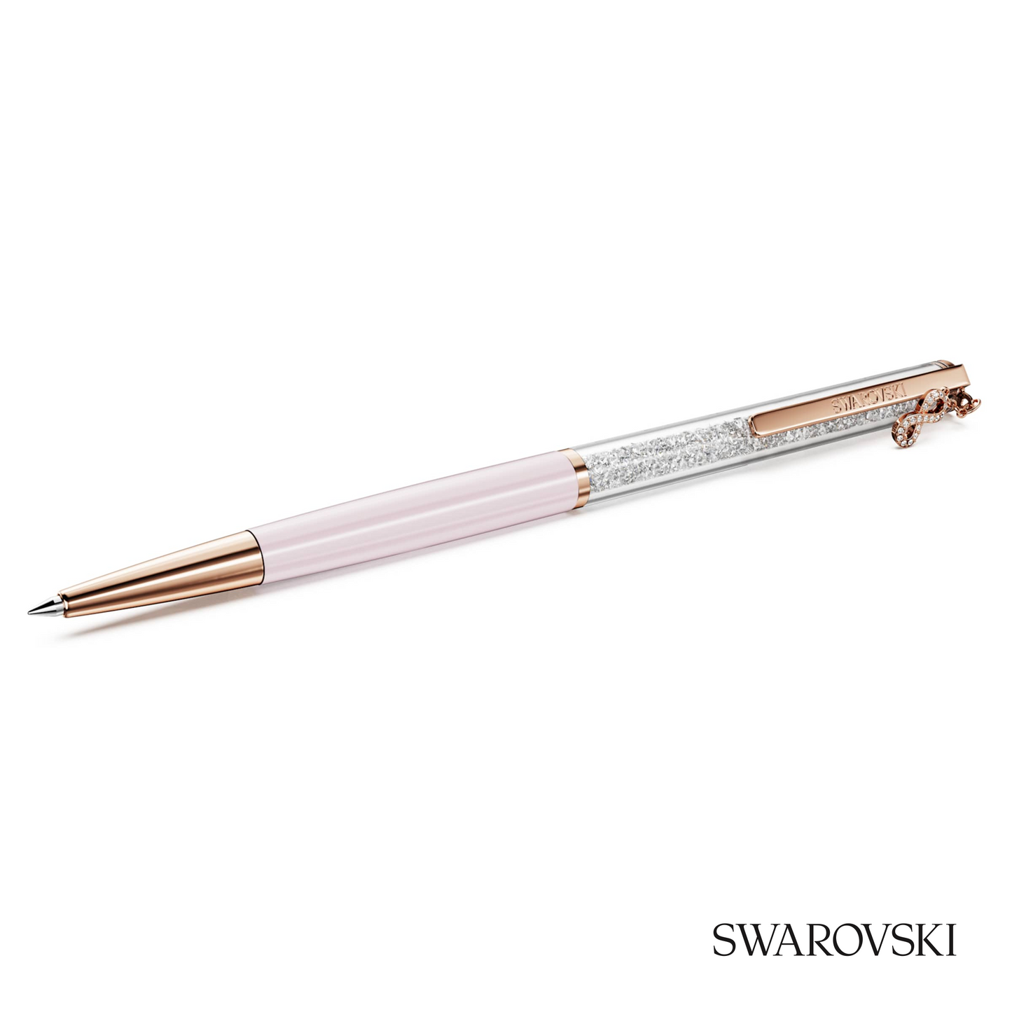 Swarovski Crystalline Ballpoint Pen, Infinity, Crystals / Gold Tone Plated / Rose Gold Tone Plated / Lacquered