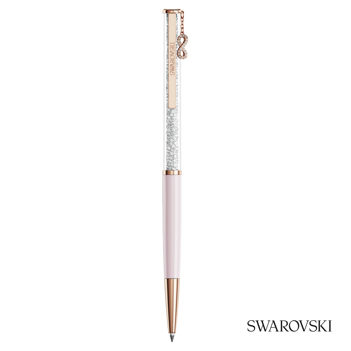 Swarovski Crystalline Ballpoint Pen, Infinity, Crystals / Gold Tone Plated / Rose Gold Tone Plated / Lacquered