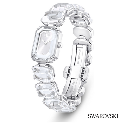 Watch, Octagon cut bracelet