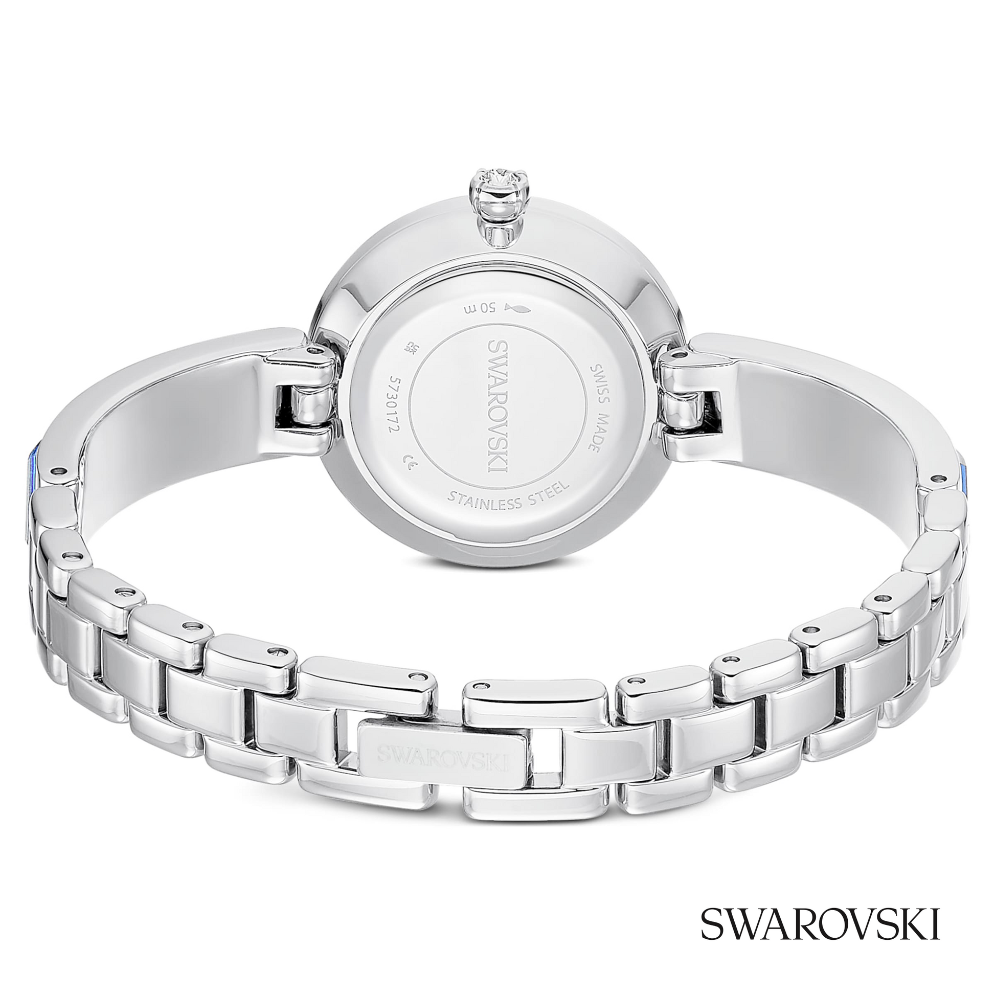 Matrix bangle watch, Swiss Made, Crystal bracelet