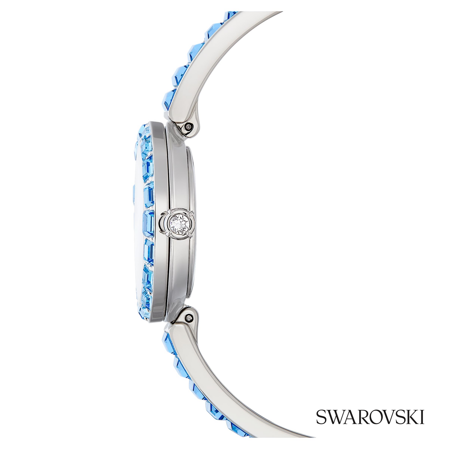 Matrix bangle watch, Swiss Made, Crystal bracelet