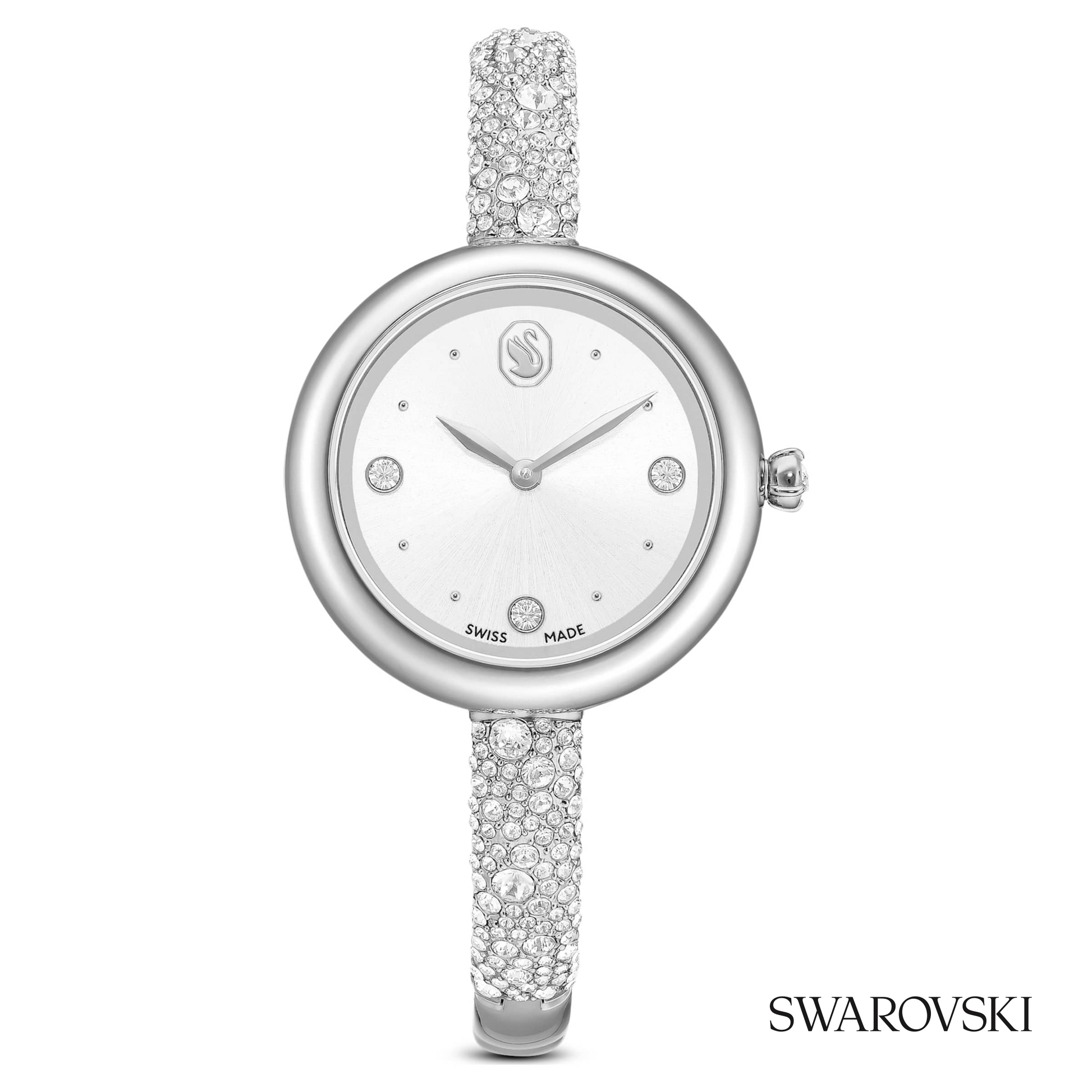 Sublima bangle watch, Swiss Made, Metal bracelet