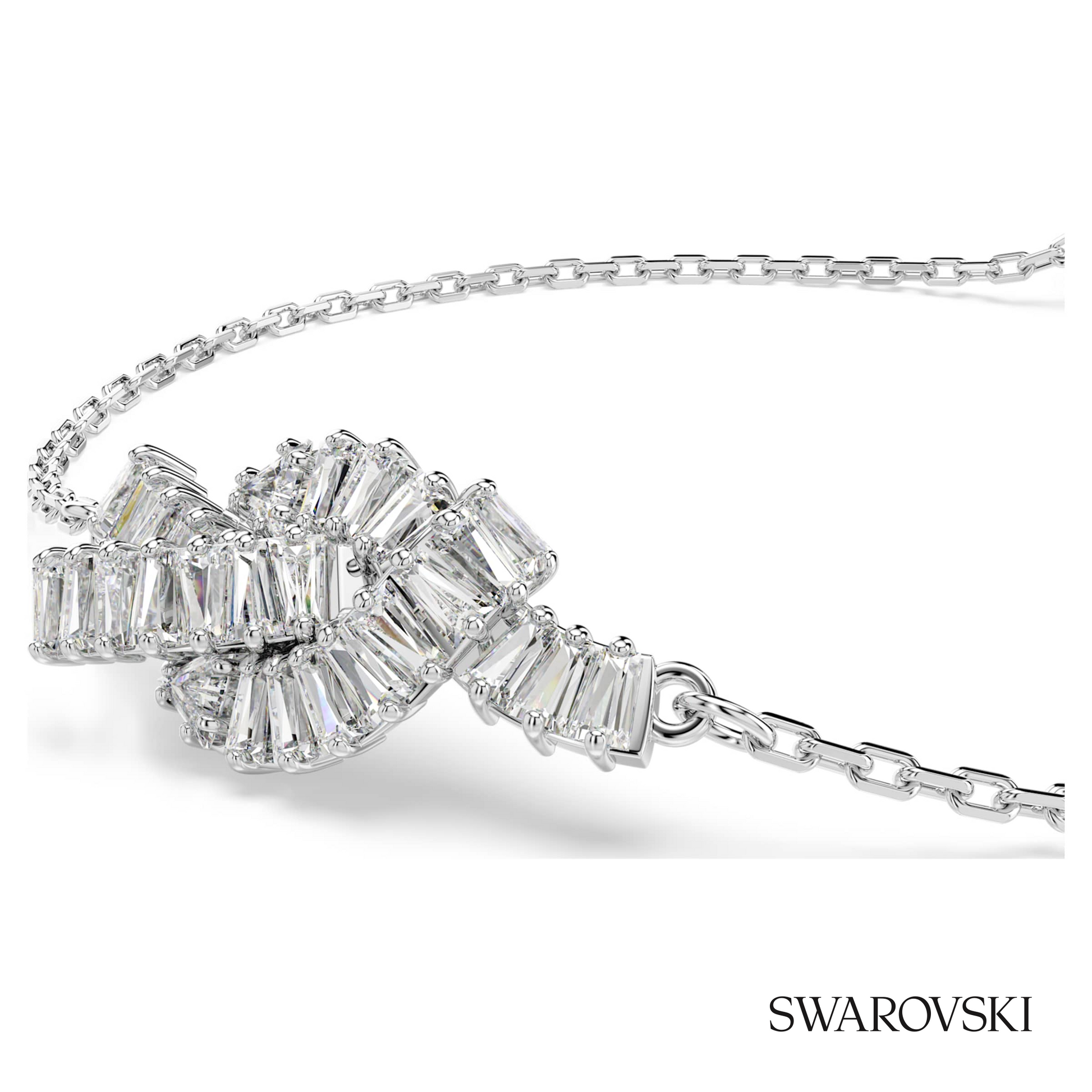 Swarovski Matrix bracelet, Baguette cut, Knot, White – item 5731101 image 2