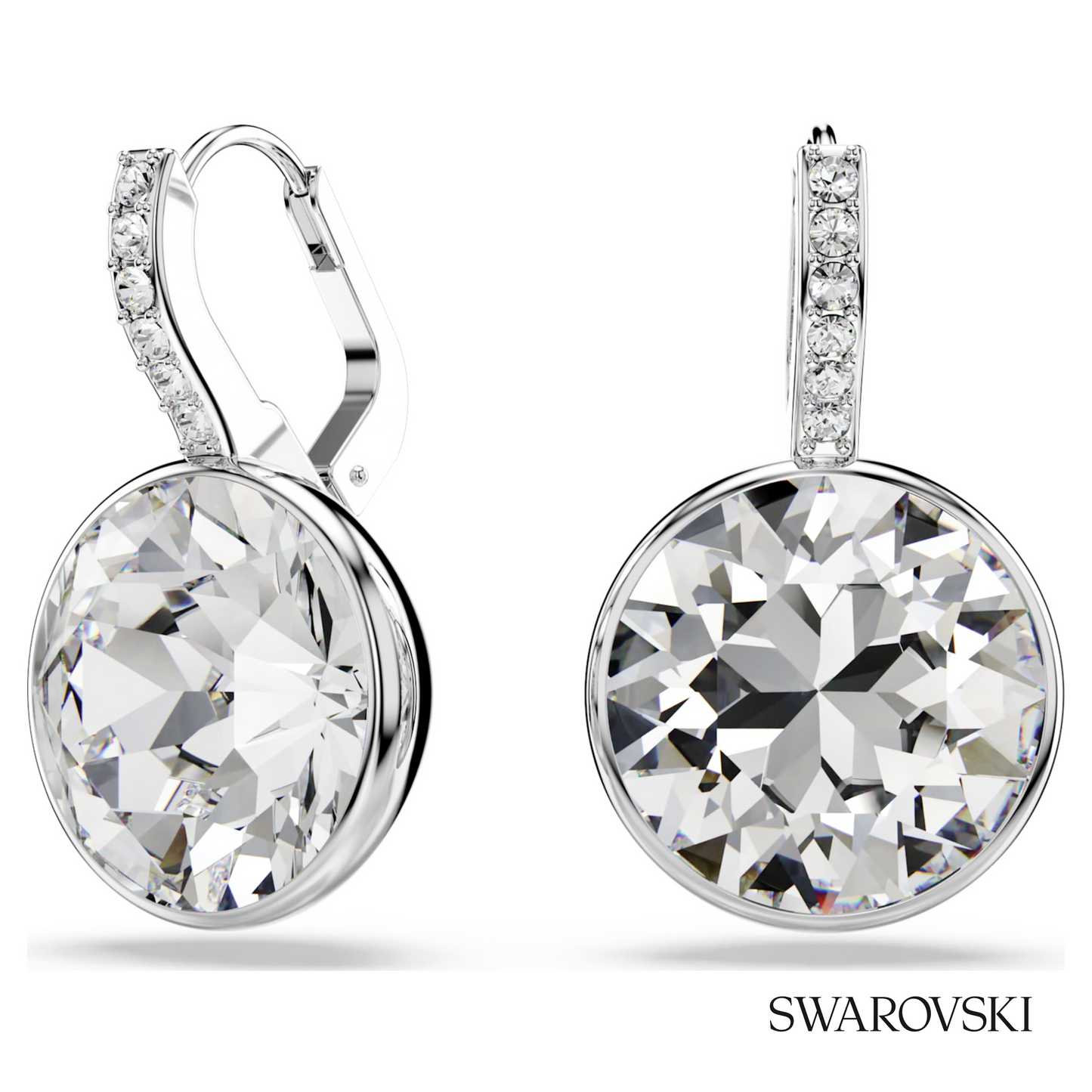 Swarovski Millenia drop earrings, Round cut, White – item 5731149 image 5