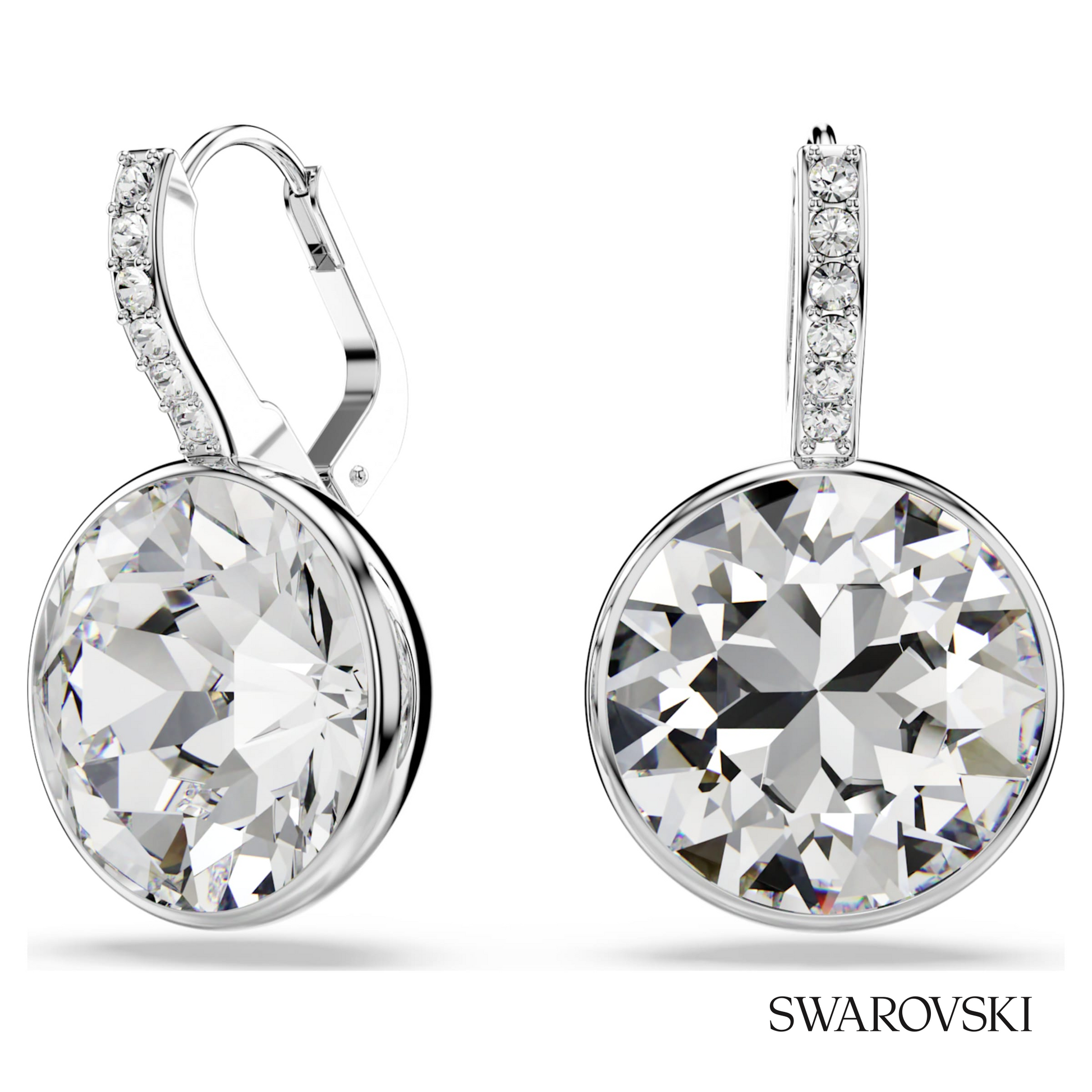 Swarovski Millenia drop earrings, Round cut, White – item 5731149 image 5