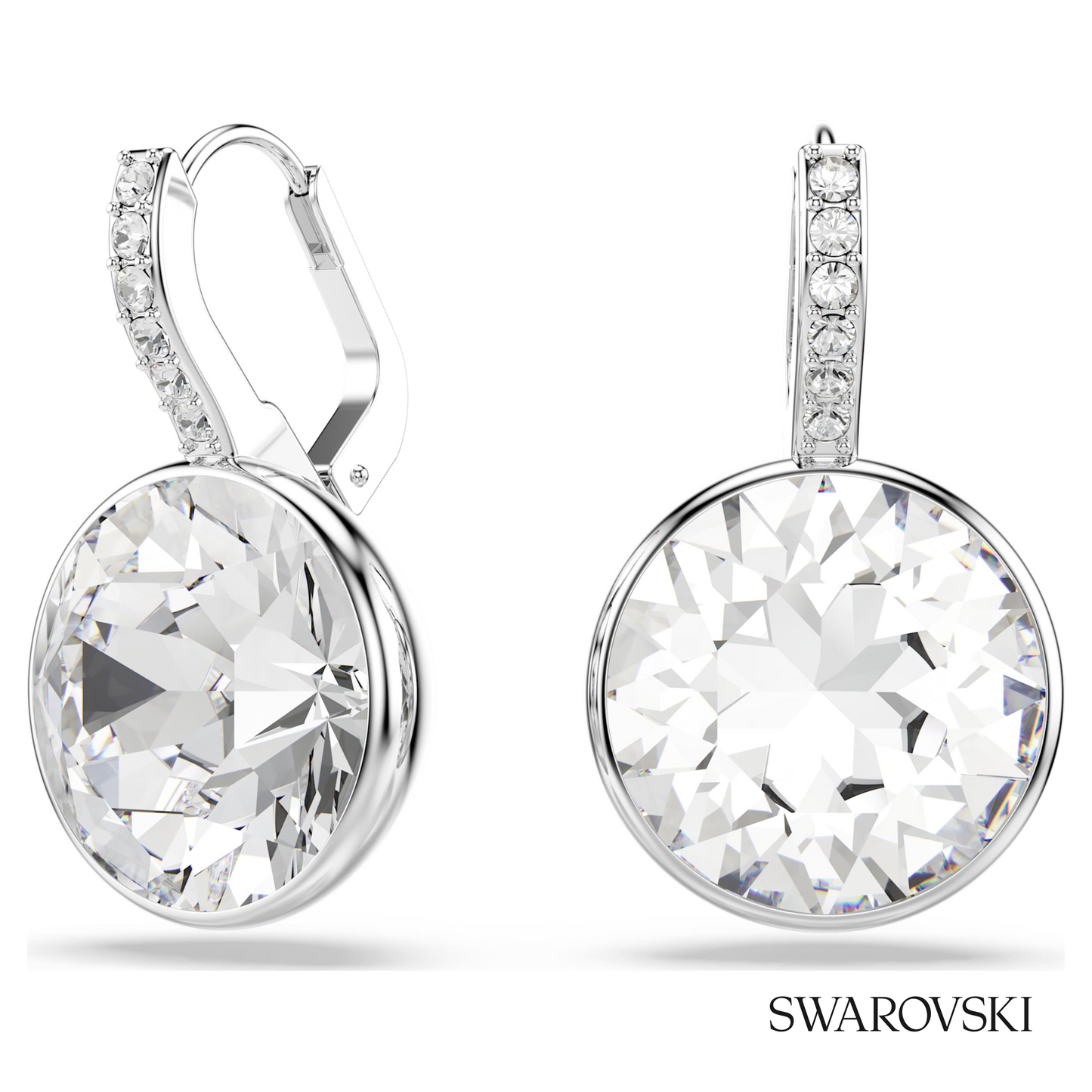 Swarovski Millenia drop earrings, Round cut, White – item 5731149