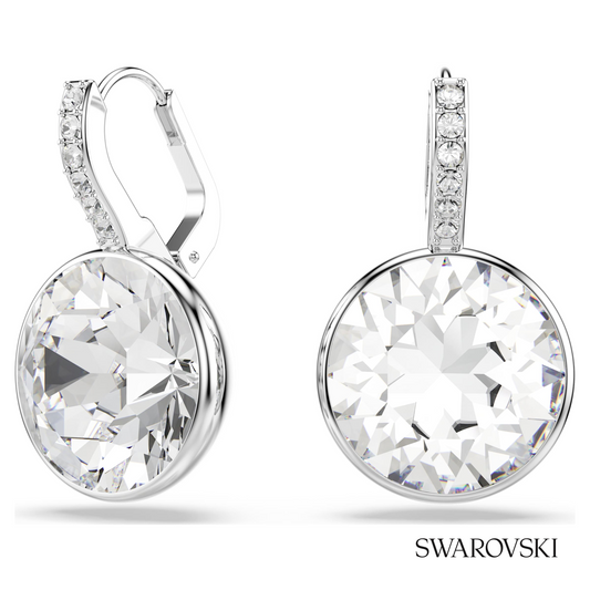 Swarovski Millenia drop earrings, Round cut, White – item 5731149