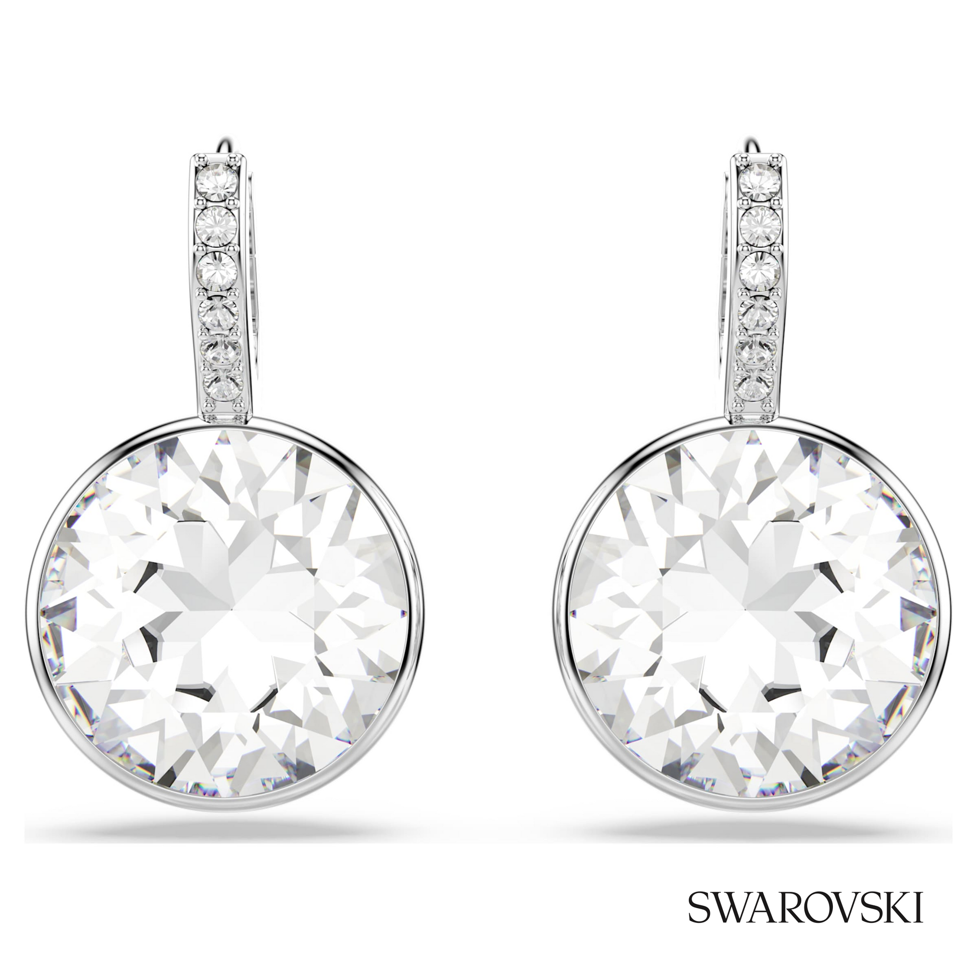 Swarovski Millenia drop earrings, Round cut, White – item 5731149 image 2